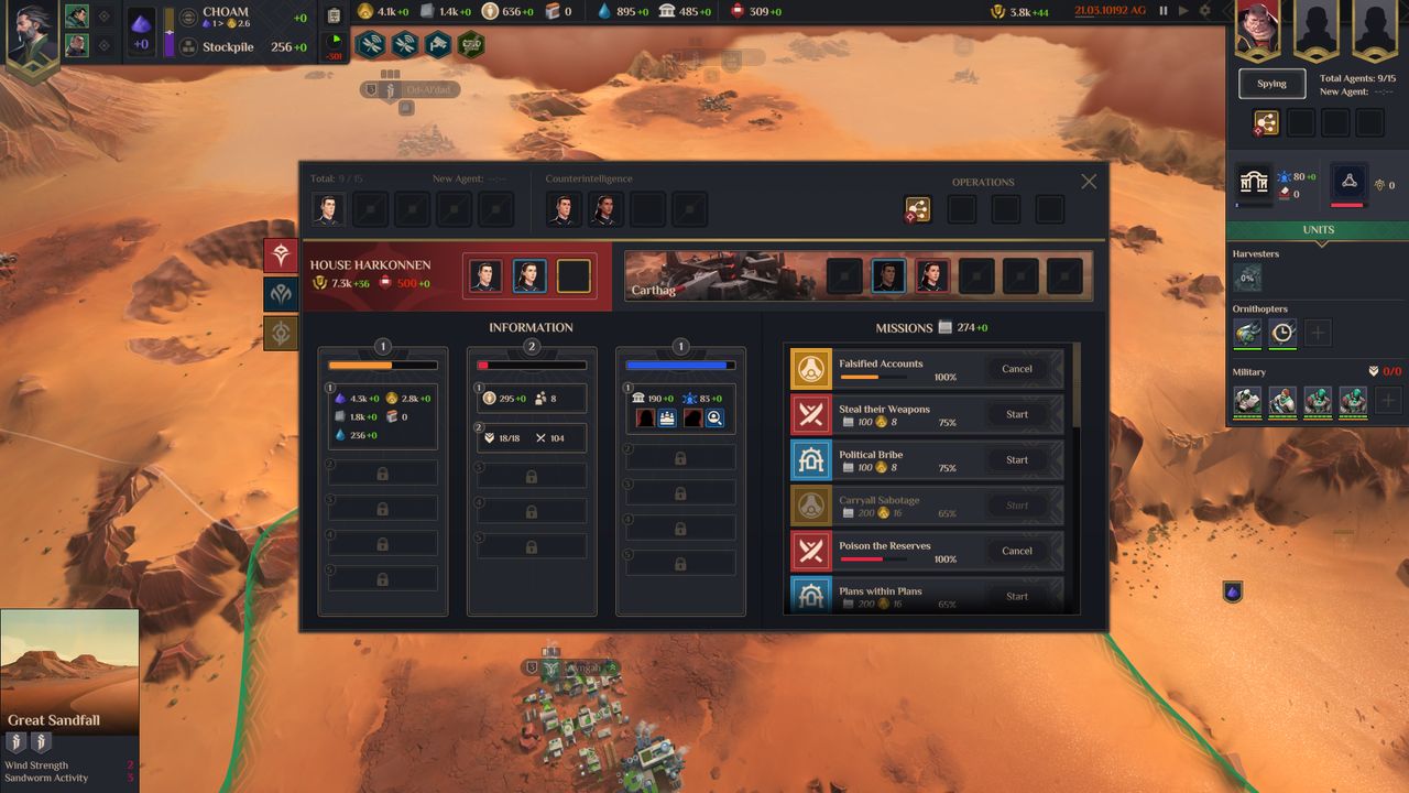 Dune Spice Wars 4X
