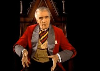Christopher Lee demonstrates that it's the pelvic thrust that really drives you insane