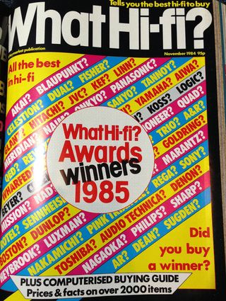 A brief history of What Hi-Fi? Awards magazine covers