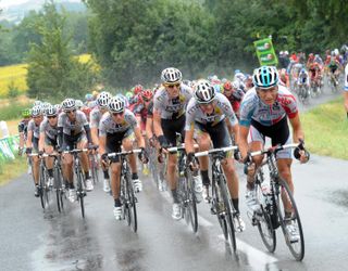 Omega Pharma-Lotto chase, Tour de France 2011, stage 11