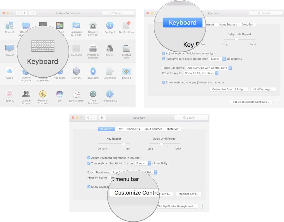 How to customize the Touch Bar Control Strip on the MacBook Pro iMore