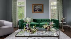 A living room designed by Megan Pisano 