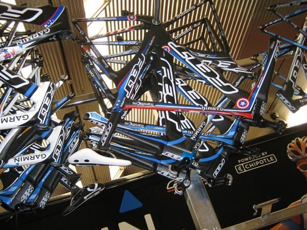 One of David Zabriskie's time trial frames.