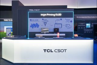 Inkjet printed OLED display solutions showcased by TCL at IFA 2024.