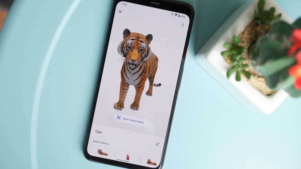 How to View Google 3D Animals in Your Mobile \ AR Feature 