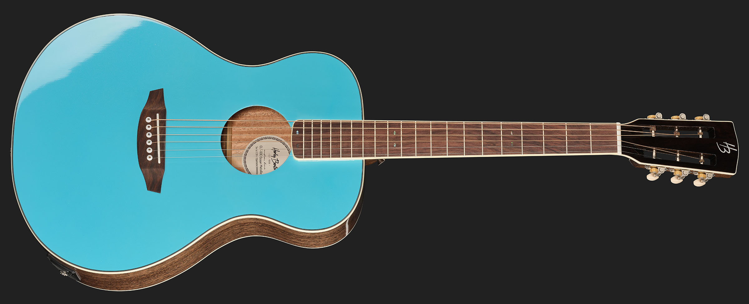 Harley Benton CLF-50E Parlor Metallic: the compact-bodied acoustic has been launched with a range of metallic finishes.