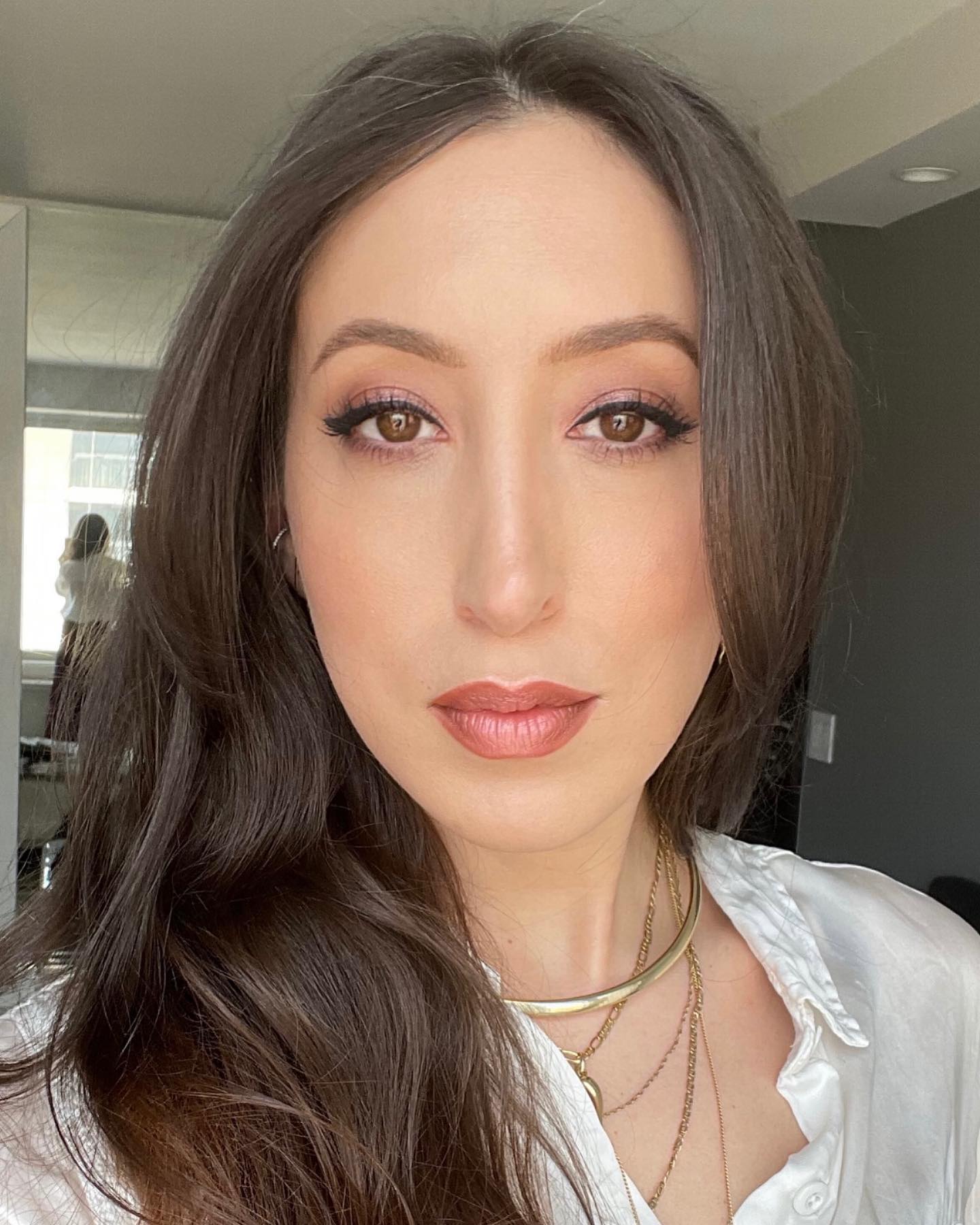Headshot of Disco, pro makeup artist