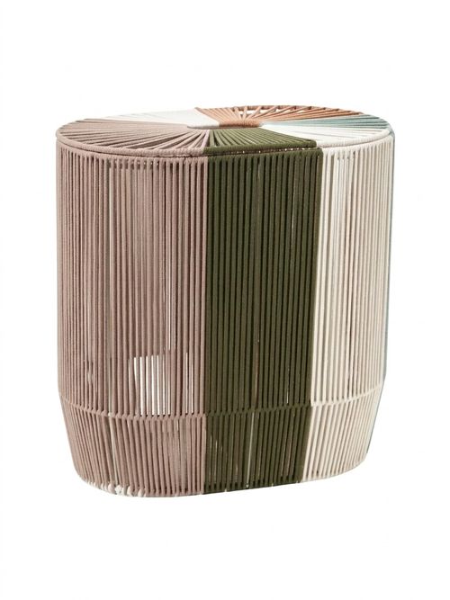 Handwoven Double Laundry Basket Gabe in Rope