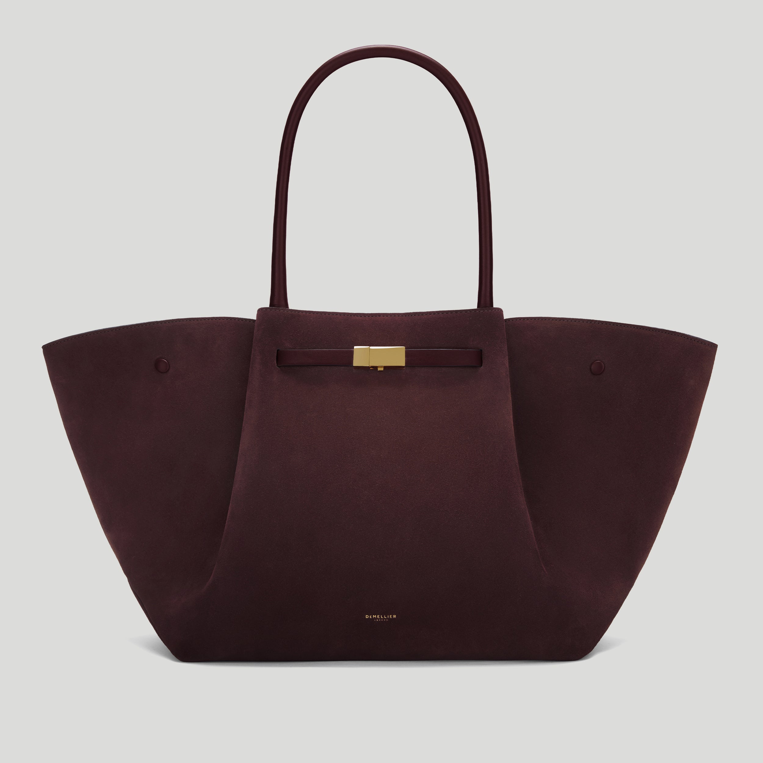 The New York | Burgundy Suede & Burgundy Smooth | Demellier