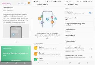 How to access the Bixby Voice settings menu.