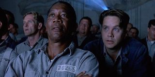 The movie scene from Shawshank