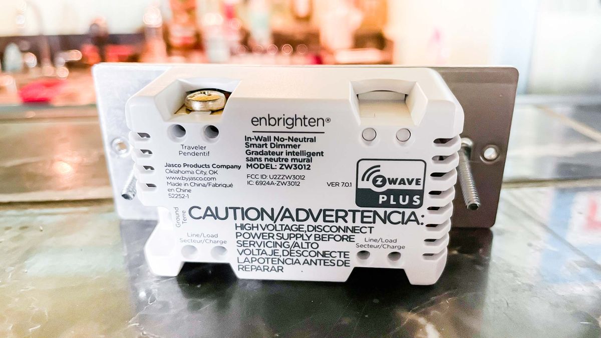 Jasco Enbrighten ZWave No Neutral Smart Dimmer review Tom's Guide