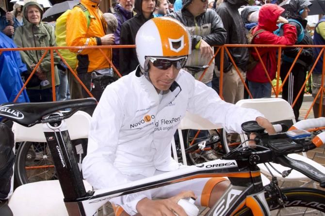 A focused Aaron Perry (Novo Nordisk)
