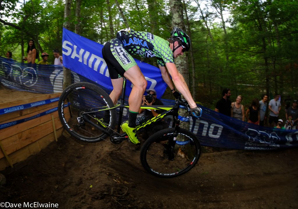 Ross Will (Chain Reaction Cycles) at the Shimano Drop