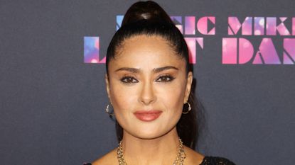  Salma Hayek attends the "Magic Mike's Last Dance" World Premiere on January 25, 2023 in Miami Beach, Florida. 