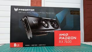 Acer Predator BiFrost Radeon RX 7600 OC graphics card box