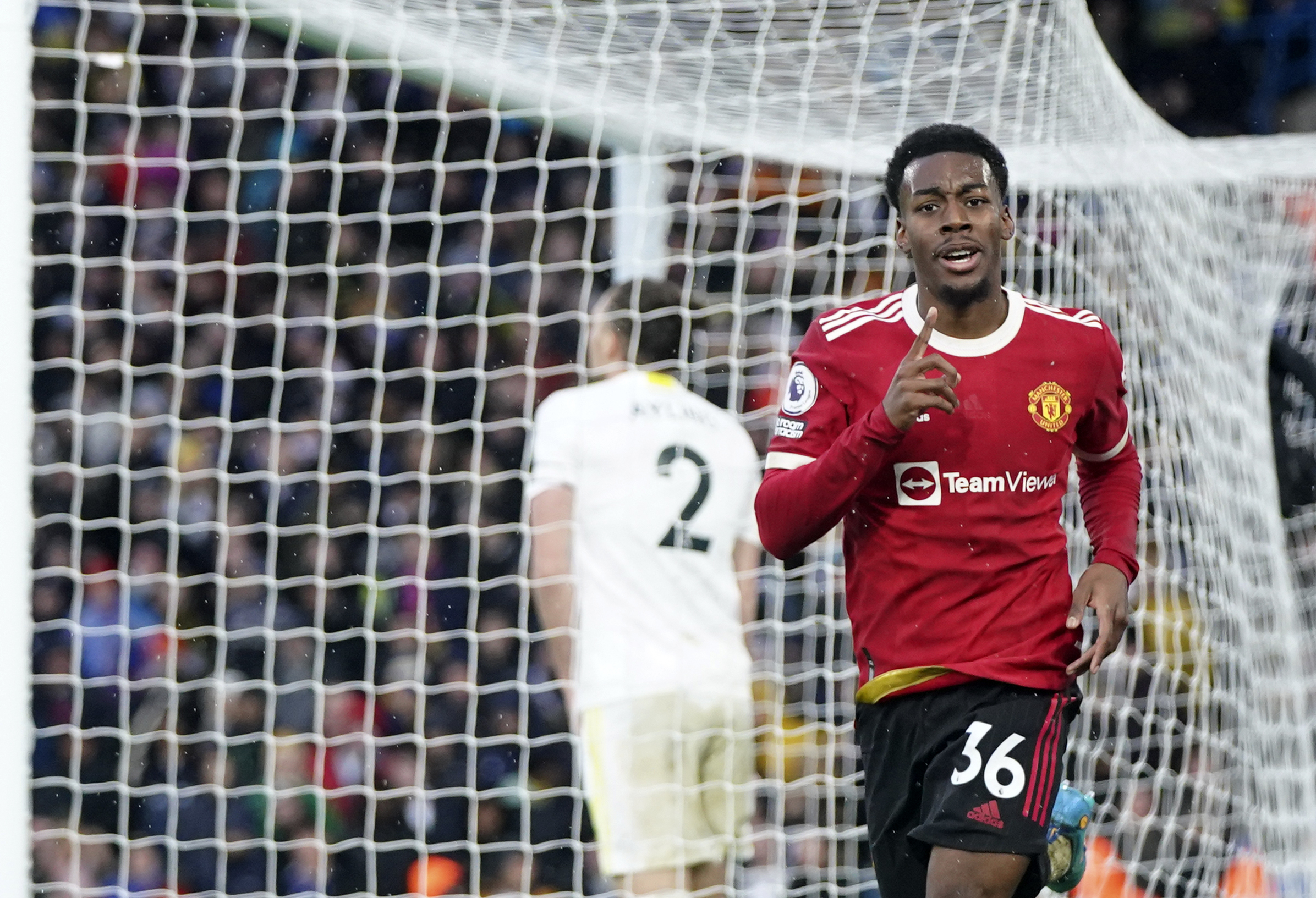 Elanga's late goal sealed the win for Manchester United.