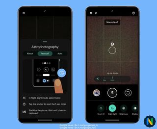 Google is pushing an update for the Pixel Camera that brings manual Astrophotography control.
