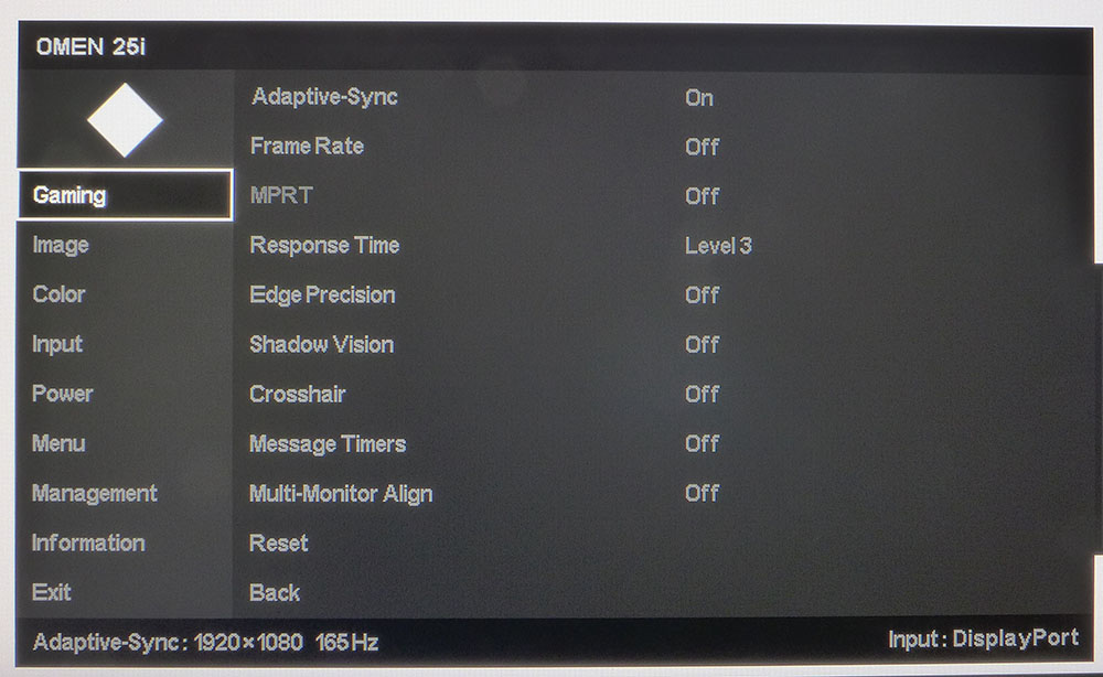 HP Omen 25i