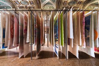 Exhibition view of “Everybody Talks About the Weather” Fondazione Prada, Venice