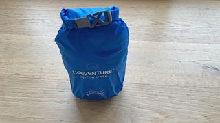 Lifeventure Cotton Sleeping Bag Liner with pillow sleeve in stuff sack