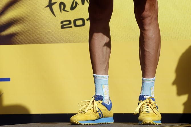 The legs of a Tour de France champion