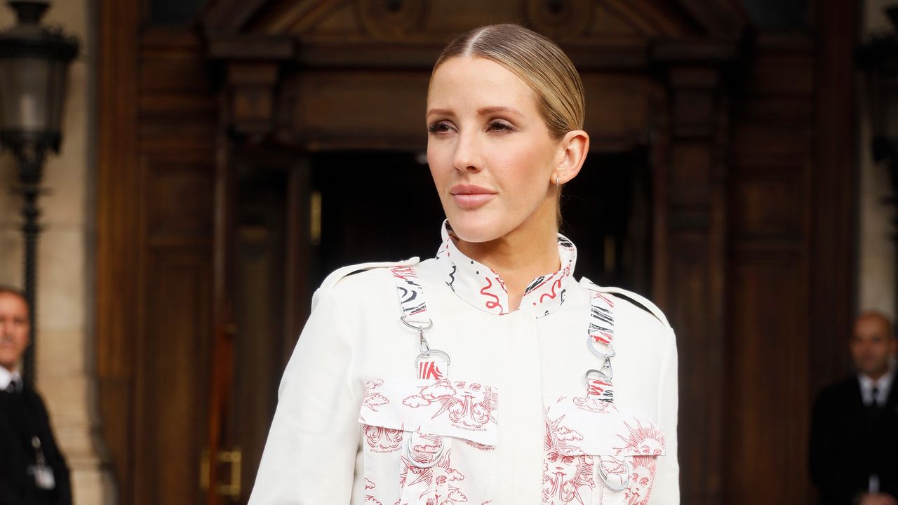 Ellie Goulding wearing Stella McCartney outside Stella McCartney during Paris Fashion Week Womenswear Spring Summer 2020 on September 30, 2019 in Paris