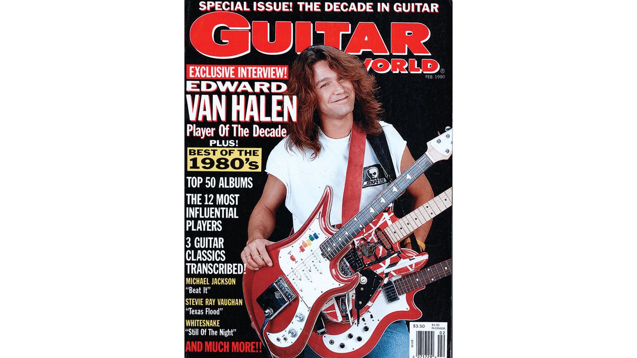 Eddie Van Halen Guitar World cover