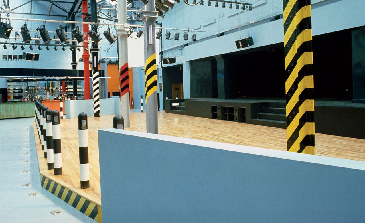 Inside the Hacienda nightclub in Manchester