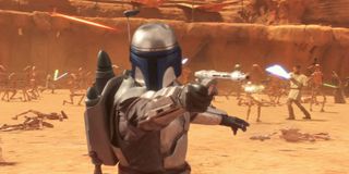 Jango Fett in Star Wars: Episode II - Attack of the Clones