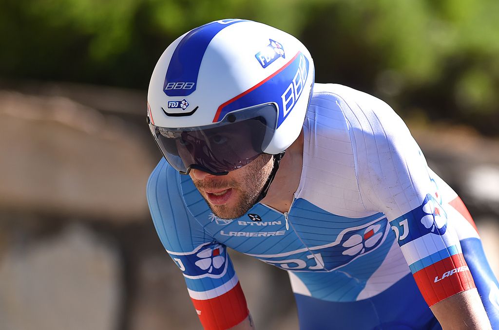 Thibaut Pinot (FDJ) riding to the win
