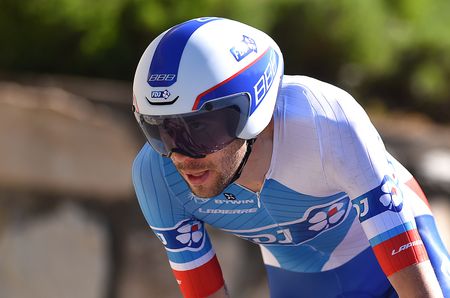 Thibaut Pinot (FDJ) riding to the win