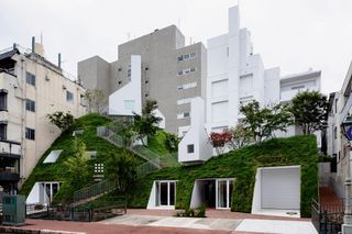 The brutalist concrete Shiroiya Hotel by architect Sou Fujimoto