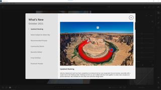 Screenshot of Lightroom opening splash with new updates