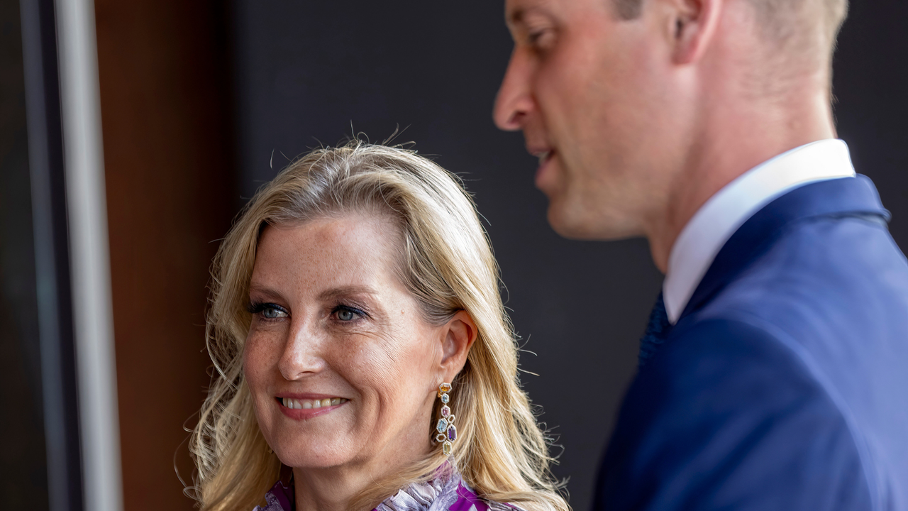 Prince William, Prince of Wales and Sophie, Duchess of Edinburgh attend a private screening of &quot;Rhino Man&quot;, hosted by United Of Wildlife at Battersea Power station on June 13, 2023 in London, England.