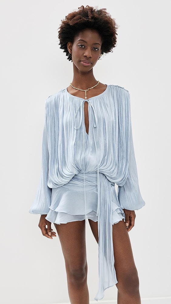 Elements Mini Dress - Baby Blue