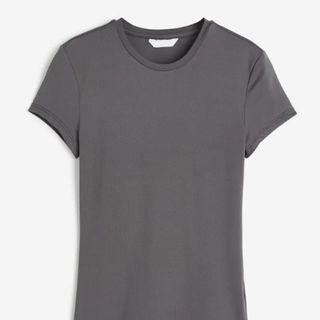 H&M Fitted Microfiber T-shirt 