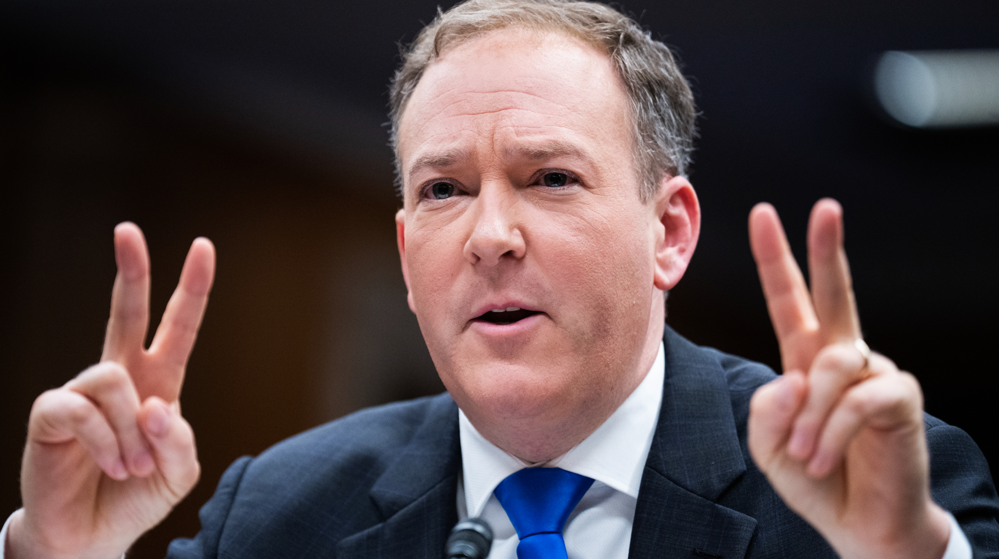 EPA Administrator Lee Zeldin testifies during the Senate Appropriations Subcommittee on Interior, Environment, and Related Agencies hearing on May 14, 2025. 