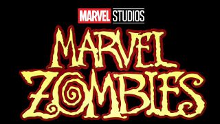 Den officiella logotypen för Marvel Zombies på Disney Plus