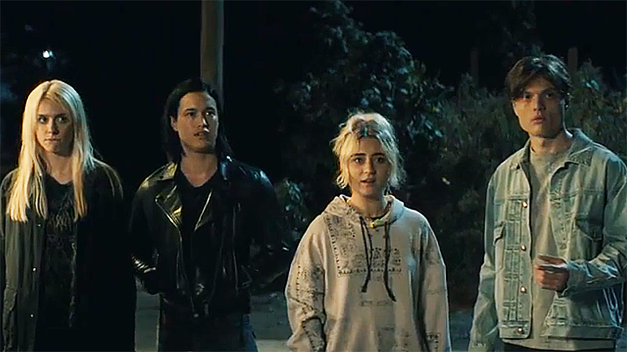 A close up of Cate, Jordan, Emma, and Sam in Gen V season 2 episode 8