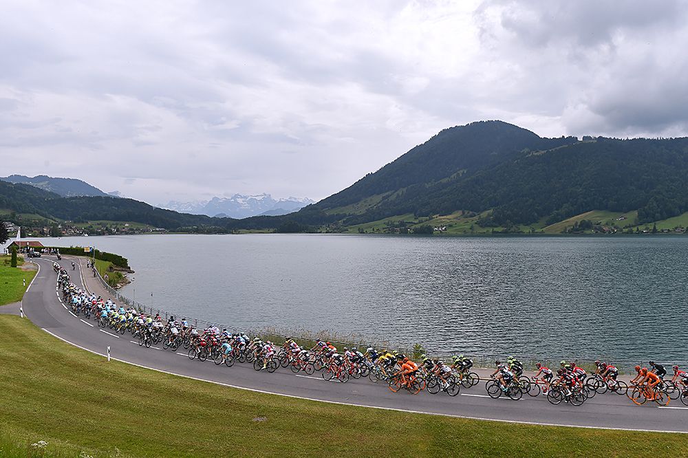 The peloton Tour de Suisse stage 2