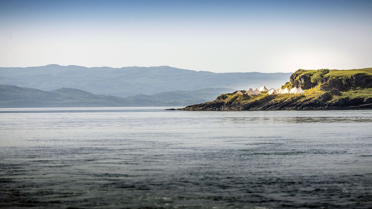 The campsite on Jura