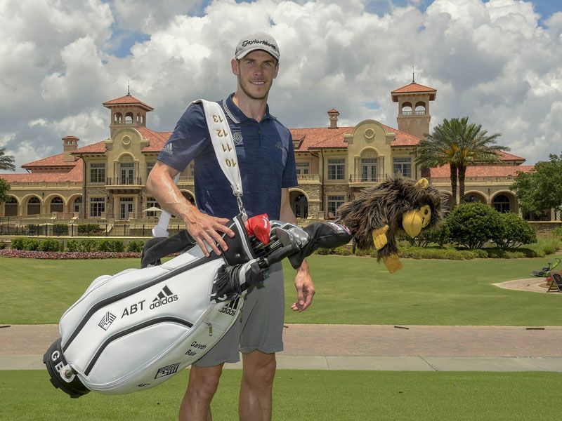 Gareth Bale Plays TPC Sawgrass