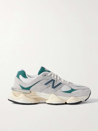 9060 Suede and Mesh Sneakers