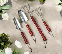 Martha Stewart 4-Piece Trowel and Cultivator Planting Set