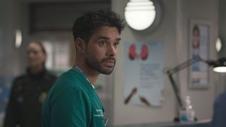 Rash can't stand to be in Rida's presence in Casualty.
