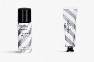 Byredo x Off-White, Elevator Music hair perfume and hand cream