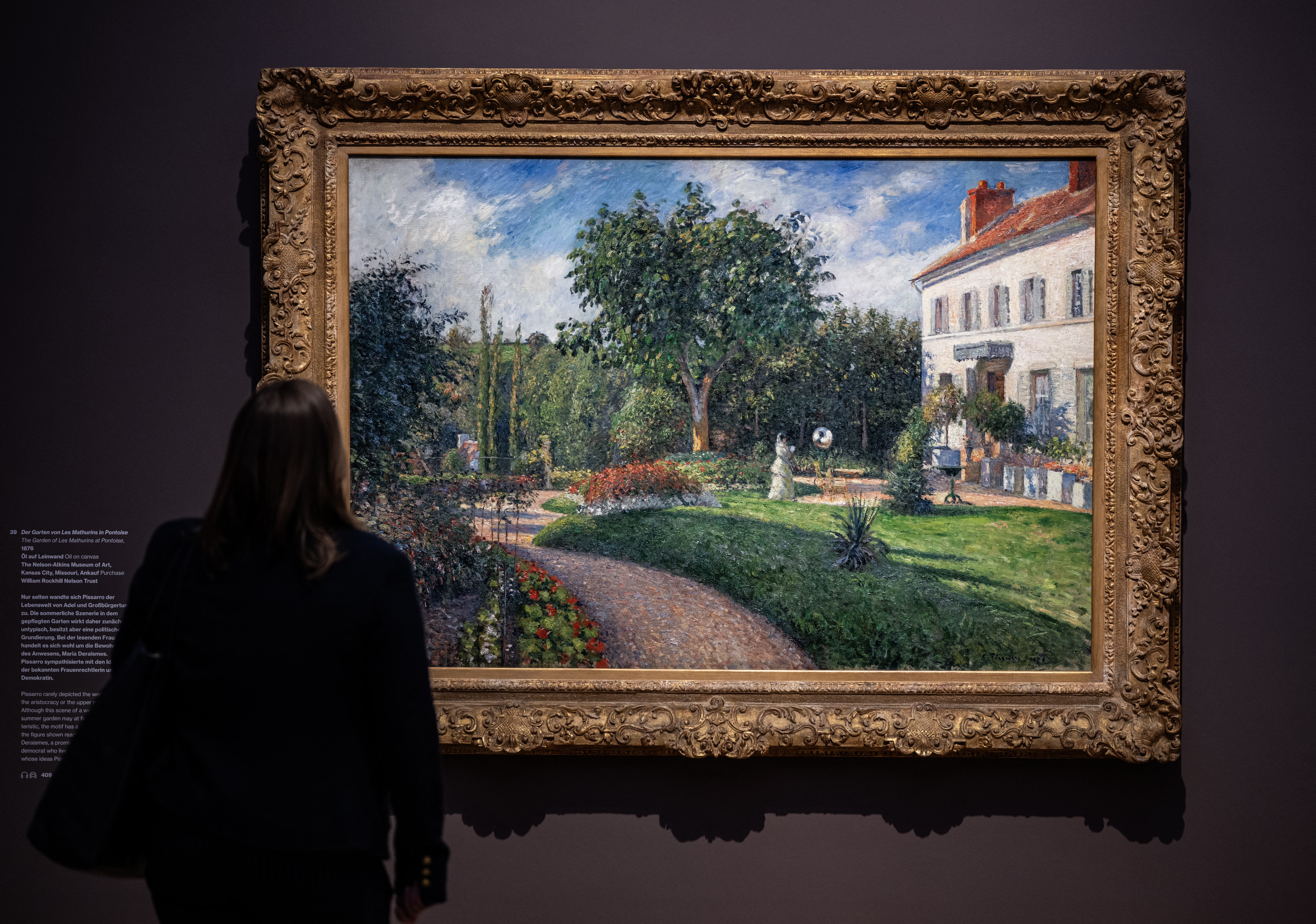 &quot;The Garden of Les Mathurins at Pontoise&quot; by Camille Pissarro