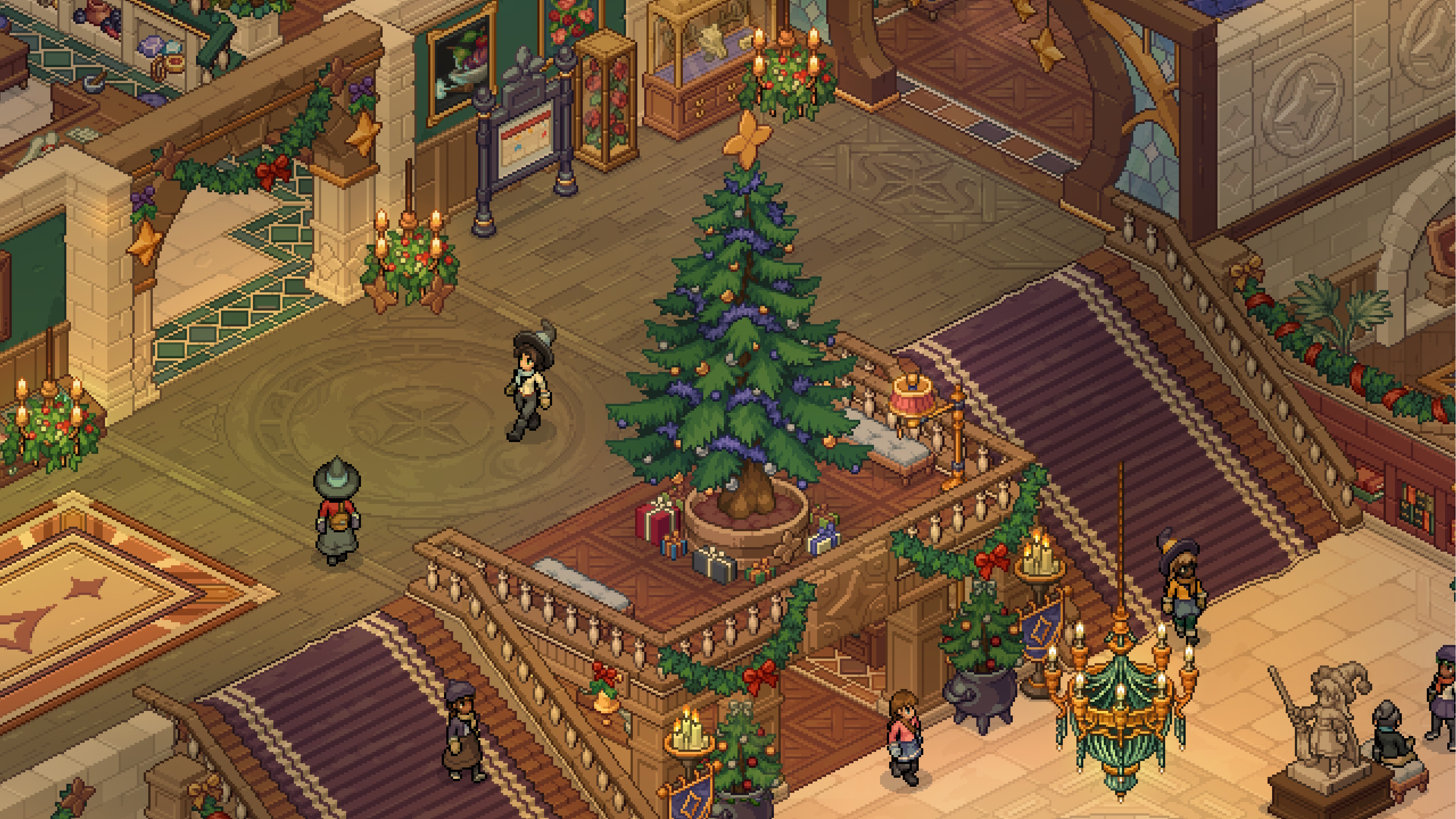 Witchbrook - christmas tree indoors