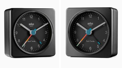The limited edition collection of clocks and a watch puts a colourful spin on classic pieces